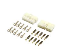 5Sets Electric Vehicle, Motorcycle, Car Connector Plug, 6.3mm Connector, 1P2P3P4P6P, High Current Male Female Kit Plug(10P)