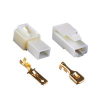 5Sets Electric Vehicle, Motorcycle, Car Connector Plug, 6.3mm Connector, 1P2P3P4P6P, High Current Male Female Kit Plug(1P)