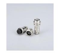 5Sets GX16 GX20 2 3 4 5 6 7 8 9 10 12 14 15 Pin Male&Female Docking Aviator Aviation Plug Socket Circular Connector IDGTTLDF(GX20,5 SETS(MALE FEMALE)_BLACK)