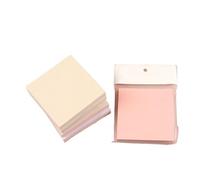 5Sets Solid Color Sticky Notes Memo Pad Index Sticker Bookmark for Offices, Schools
