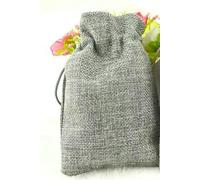 (5sizes) 10PCS Linen Jute Drawstring Pouch Cotton Mix Color Packages for Packaging Gift Wedding Christmas Candy Bags