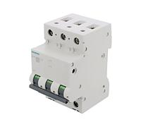 5SL4306-7 Overcurrent Switch 230/400VAC lNominal: 6A Pole: 3 DIN Charact: C S...