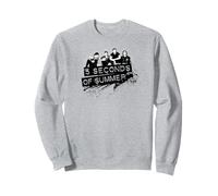 5SOS Splatter Pop Rock Music by Rock Off Sweatshirt