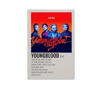 5SOS Youngblood Poster Art Print 2018 Music Wall Decor Want You Back Lie to Me Better Man Ghost of You Modern Home Decoration for Fans Unique Gift Idea Gift 12x18inch Unframed