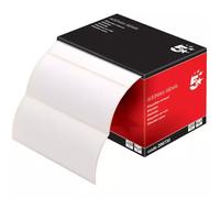 5Star 296735 self-adhesive label Rectangle Black Red White