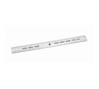 5Star 397867 ruler Desk ruler 300 mm Plastic Transparent 10 pc(s)