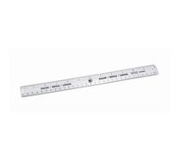 5Star 397867 ruler Desk ruler 300 mm Plastic Transparent 10 pc(s)