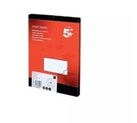 5Star 905025 self-adhesive label Rectangle Removable White 1400 pc(s)