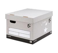 5STAROFF STORAGE BOX + LID GREY PK10