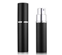 5starwarehouse® Refillable Perfume Atomiser Atomizer Aftershave Travel Spray Miniature Bottle 6ml (Black)