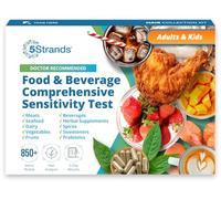 Comprehensive Food & Beverage Sensitivity Test Kit for Adults & Kids, 857 Items Tested, at-Home Intolerance Testing, Hair Analysis, Results in 5 Days