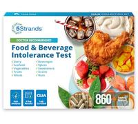 5Strands Food & Beverage Intolerance Test for Adults & Kids, 868 Items Tested, Gluten & Lactose, at-Home Sensitivity Testing, Hair Analysis, Gut Health Test, Results in 4 Days