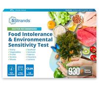 5Strands Food Intolerance & Environmental Sensitivity Test for Adults & Children, 950 Items Tested, Kids Intolerance Testing Kit, at Home Gut Health Assessment, Fast 4 Day Results