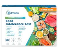 5Strands Food Intolerance Test, 640 Items Tested, Food Sensitivity At Home Test Kit, Accurate Hair Analysis, Health Results In 5-7 Days, Gluten, Soy, Dairy, Protein