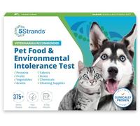 5Strands Pet Food and Environmental Intolerance Test, at Home Sensitivity Test for Dogs & Cats, Hair Sample Collection Kit, 380 Items Tested, Results in 7 Days, Works for All Ages and Breeds