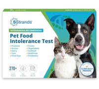 5Strands Pet Food Intolerance Test, at Home Sensitivity Test for Dogs & Cats, 270 Items, Hair Analysis, Accurate for All Ages and Breed, Results in 7 Days - Protein, Grain, Fruit, Preservatives