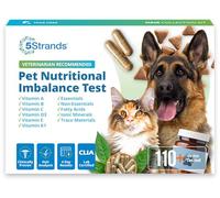 5Strands Pet Nutritional Imbalance Test, 112 Vitamins & Minerals Tested, at Home Dog & Cat Health Check for All Ages & Breeds, Nutrition Deficiency Test, Results in 4 Days