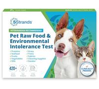 5Strands Pet Raw Food Intolerance & Environmental Sensitivity Test, at Home Test for Dogs & Cats, Hair Sample Collection Kit, All Ages and Breed, Results in 7 Days