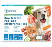 5Strands Pet Raw Food Intolerance Test, at Home Sensitivity Test for Dogs & Cats, 410 Items, Hair Analysis, Accurate for All Ages & Breeds, Pet Gut Health, Fast 4 Day Results