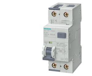 5SU1 B16A/30mA/AC 1P+N RCCB (RCD) Type B 16A 30mA 2M AC 10kA