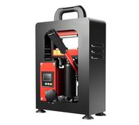 5t Hydraulic Heat Press Machine, 1200w 220v Manual Heat Press, Hydraulic Press Machine with Dual Heating Plates Digital Control Panel