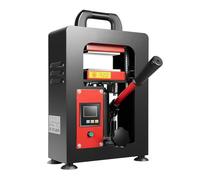 5t Hydraulic Press Machine 1200w Hydraulic Heat Press Machine 0-400℉ Dual Plates Heating Presser Digital Control Panel for Efficient Press