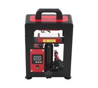 5t Hydraulic Press Machine 1200w Hydraulic Heat Press Machine Manual Hydraulic Press Machine with LCD 0-400℉ Dual Plates Heating Presser Extraction Extractor Equipment for DIY Leather Flower Plant