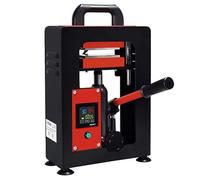 5T Manual Heat Press Machine, Rosin Press Extraction with LCD Temperature Controller, Jack & Suction Cup Design, Dual Plates Heating Presser for DIY Projects, Flower Plant Extraction