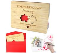 5th Anniversary Card, Love Bamboo Wedding Anniversary Card, Bamboo Card, Wedding Anniversary Ideas Gifts for Couple, Her, Him, Boyfriend, Girlfriend