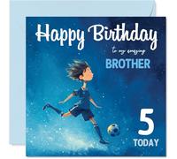 5th Birthday Cards for Boys, Football Boy