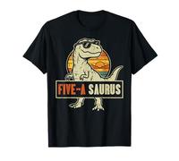 5th Birthday Dinosaur Five Trex 5 Year Old Boys Kids T-Shirt