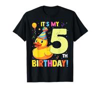 5th Birthday Duck for Kids Five Years Old T-Shirt