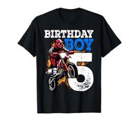 5th Birthday Motocross Mx Dirt Bike 5 Year Old Funny B-Day T-Shirt