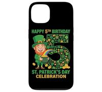 5th Birthday St Patricks Day Shirt Lucky 5 Year Old Boy Girl Case for iPhone 13