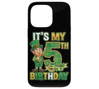 5th Birthday St Patricks Day Shirt Lucky 5 Year Old Boy Girl Case for iPhone 13 Pro