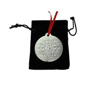 5th Christmas Snowflake Metal Decortation - 5th Anniversary Idea