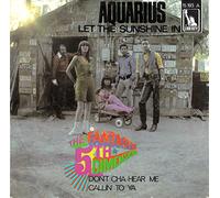 5th Dimension, The fantastic/Aquarius/Let the sunshine in/Dont cha-hear me/Callin to ya/Bildhülle mit Original Schallplattenstern/Liberty 15193/Deutsche Pressung/7 Zoll Vinyl Single Schallplatte SP/