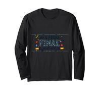 5th & Final Elementary Year Celebration for Students Long Sleeve T-Shirt, Adult Unisex, Black, XXL