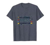 5th & Final Elementary Year Celebration for Students T-Shirt, Men, Heather Blue, 5XL