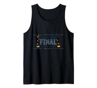 5th & Final Elementary Year Celebration for Students Tank Top, Men, Black, XXL