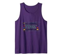 5th & Final Elementary Year Celebration for Students Tank Top, Men, Purple, S