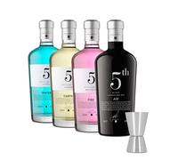 5th Gin Set with Jigger & Botanicals, 4 x 70 cl
