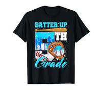 5th Grade Batter Up Baseball Ice Cream Drip Back to School T-Shirt