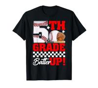 5th Grade Batter Up Students Baseball Back to School Boy Kid T-Shirt