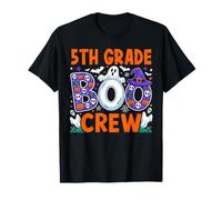 5th Grade Boo Crew Fifth Grade Teacher Kids Happy Halloween T-Shirt