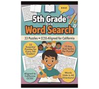 5th Grade ELA Word Search