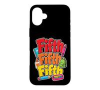 5th Grade Fifth Backpack Pencil Case Elementary First Day Case for iPhone 16 Plus