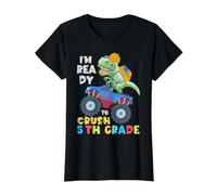 5th Grade for Boys First Day of Fifth Grade Back to School Value Graphic T-Shirt, Women, Black, L