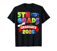 5th Grade Graduate 2026 Elementary Graduation Class of 2026 T-Shirt