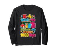 5th Grade Happy 1000 Days Elementary School Kids Math Long Sleeve T-Shirt